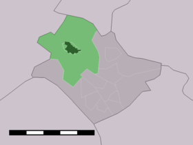 Localisation de Zenderen dans la commune de Borne