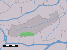 Localisation de Wijngaarden dans la commune de Graafstroom