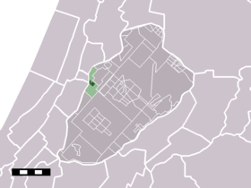 Localisation de Zwaanshoek dans la commune de Haarlemmermeer