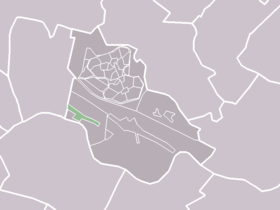 Localisation de Tull en 't Waal dans la commune de Houten