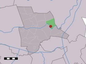 Localisation de Stegeren dans la commune de Ommen