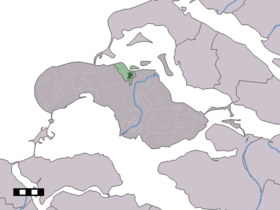 Localisation de Brouwershaven dans la commune de Schouwen-Duiveland