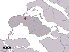 Localisation de Elkerzee dans la commune de Schouwen-Duiveland
