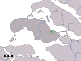Localisation de Sirjansland dans la commune de Schouwen-Duiveland