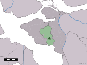Localisation de Poortvliet dans la commune de Tholen