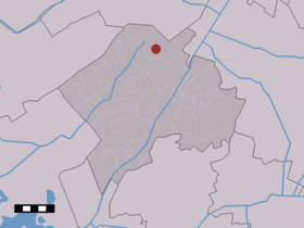 Localisation de Oude Willem dans la commune de Westerveld