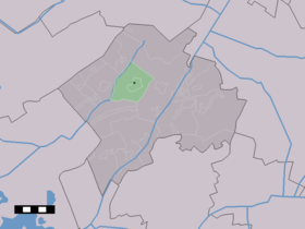 Localisation de Wapse dans la commune de Westerveld
