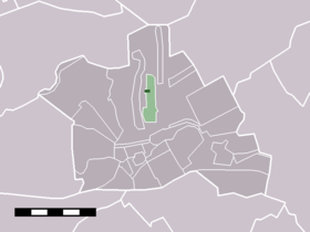 Localisation de Kanis dans la commune de Woerden