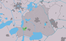 Localisation de Idskenhuizen dans la commune de Skarsterlân