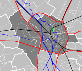Localisation de Lauwerecht dans la commune de Utrecht