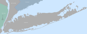 Carte de Long Island.
