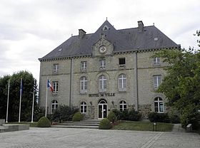 L'Hôtel-de-ville de Montauban-de-Bretagne.
