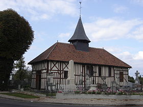 Église à pans de bois dédiée à Saint Jean-Baptiste