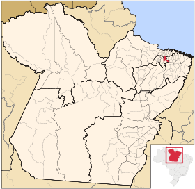 Localisation de Castanhal sur une carte