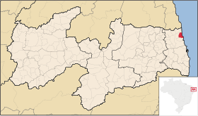 Localisation de Barra de Santana sur une carte