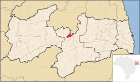 Localisation de Junco do Seridó sur une carte