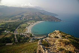 La mer vue depuis le Castellare