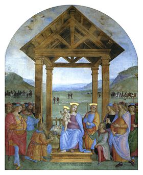 Image illustrative de l'article L'Adoration des mages (Le Pérugin,Trevi)