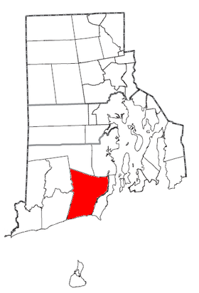 Rhode Island Municipalities South Kingstown Highlighted.png