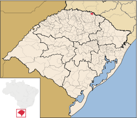 Localisation de Severiano de Almeida sur une carte