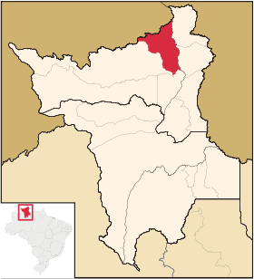 Localisation de Pacaraima sur une carte