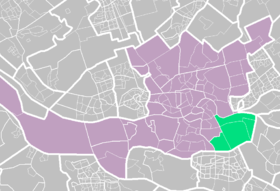Localisation de IJsselmonde dans la commune de Rotterdam