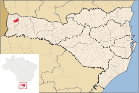 Localisation de Anchieta sur une carte