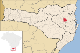 Localisation de Apiúna sur une carte