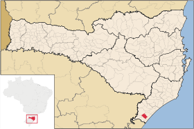 Localisation de Santa Rosa do Sul sur une carte