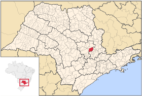 Localisation de Limeira sur une carte