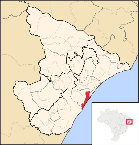 Localisation de Aracaju sur une carte