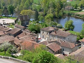 Les toits de Saint-Germain vus du château