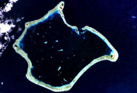 Vue satellitaire de l'île