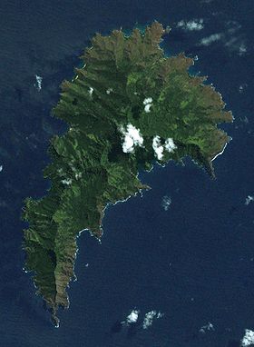 Image satellite de Tahuata.