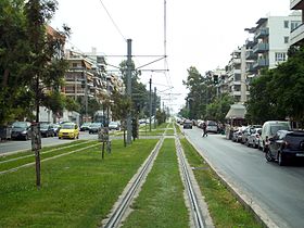 Avenue Eleftheriou Venizelou , principale rue de Néa Smýrni