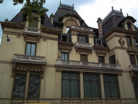 Vue de la villa