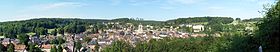 Vue panoramique du bourg de Saint-Saëns