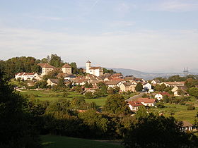 Vue panoramique du village de Clermont
