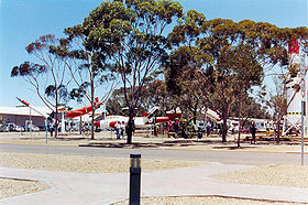 Le parc à fusées sud de Woomera