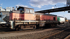  La BB 63401 au dépôt de Longueau.