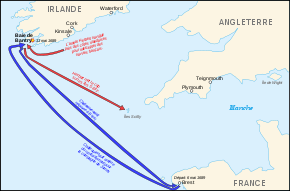 Battle of Bantry Bay,11 May 1689-fr.svg