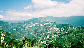 Vue de Gangtok