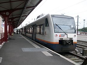 Une rame de l'Ortenau-S-bahn en gare de Strasbourg
