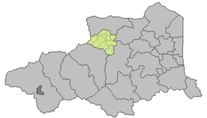 Situation du canton de Sournia dans le département Pyrénées-Orientales
