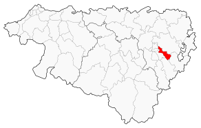 Situation du canton de Pau-Est dans le département Pyrénées-Atlantiques
