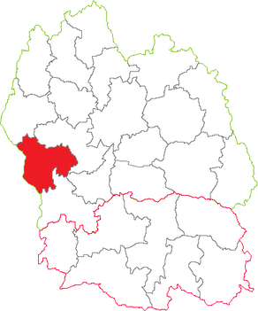 Situation du canton de Saint-Germain-du-Teil dans le département Lozère