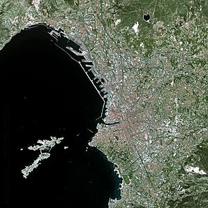 Localisation sur la carte de Marseille (satellite)