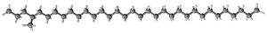 Représentations du 4-méthyltritriacontane