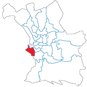 Localisation du Canton de Marseille-Saint-Lambert