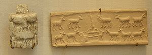 300px-Cylinder_seal_cowshed_Louvre_Klq17